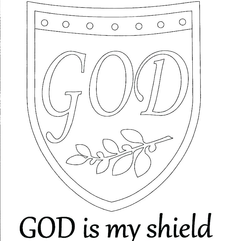 736x768 Armour Of God Coloring Page