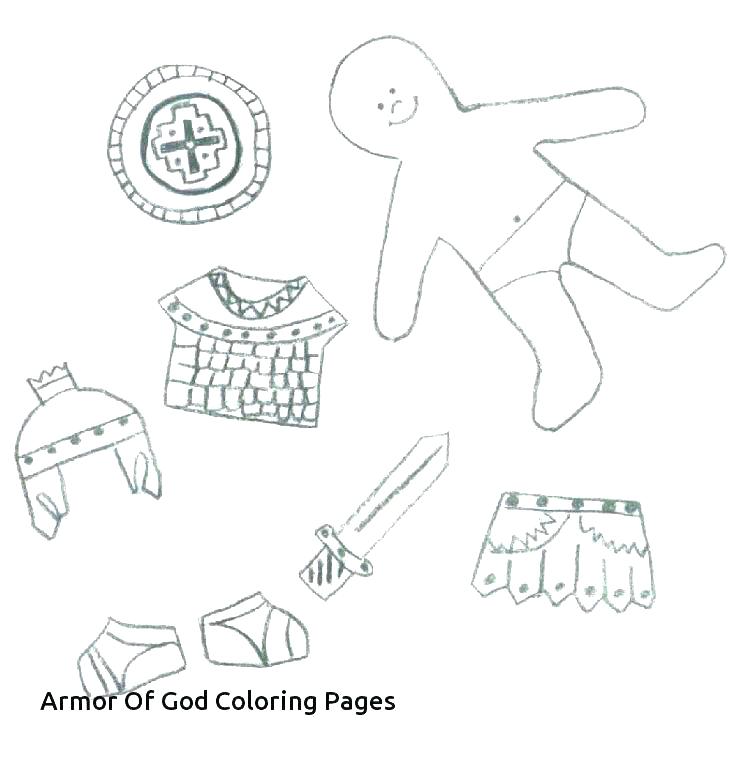 750x758 Armor Of God Coloring Page