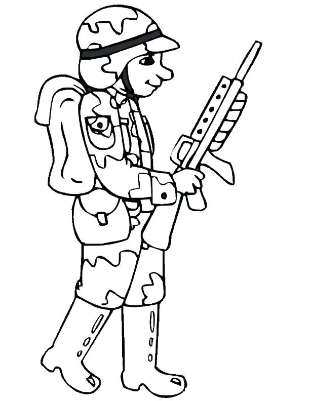Army Guy Coloring Pages at GetDrawings | Free download