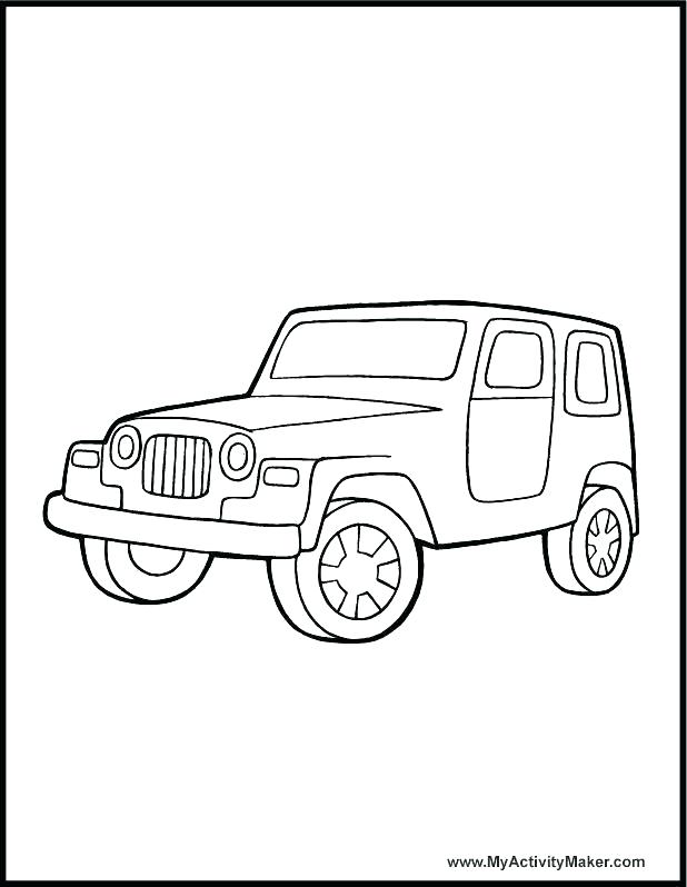618x798 Jeep Coloring Page Military Jeep Patrol Coloring Pages Jeep Car