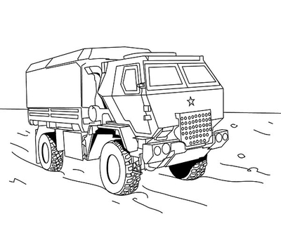 400x322 Army Truck Coloring Pages Page Image Clipart Images