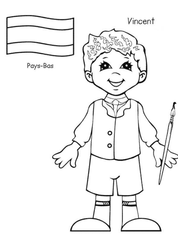 600x828 Children Around The World Coloring Pages For Kids Printable