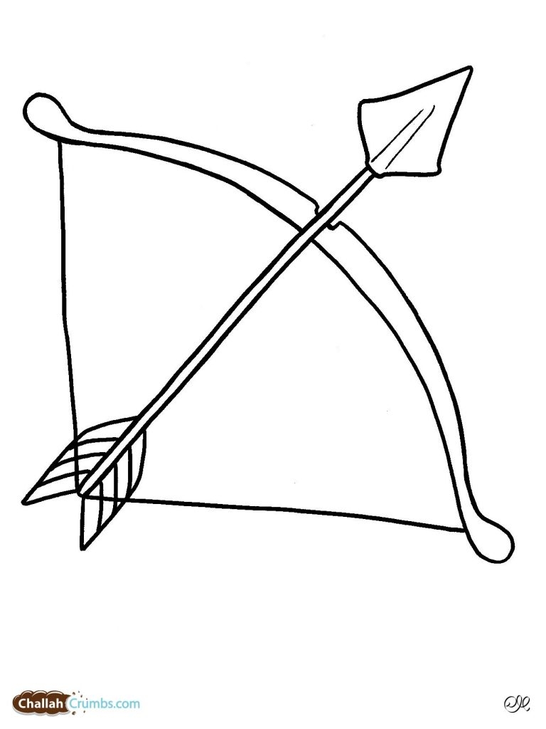 768x1024 Bow And Arrow Coloring Pages Download Coloring For Kids