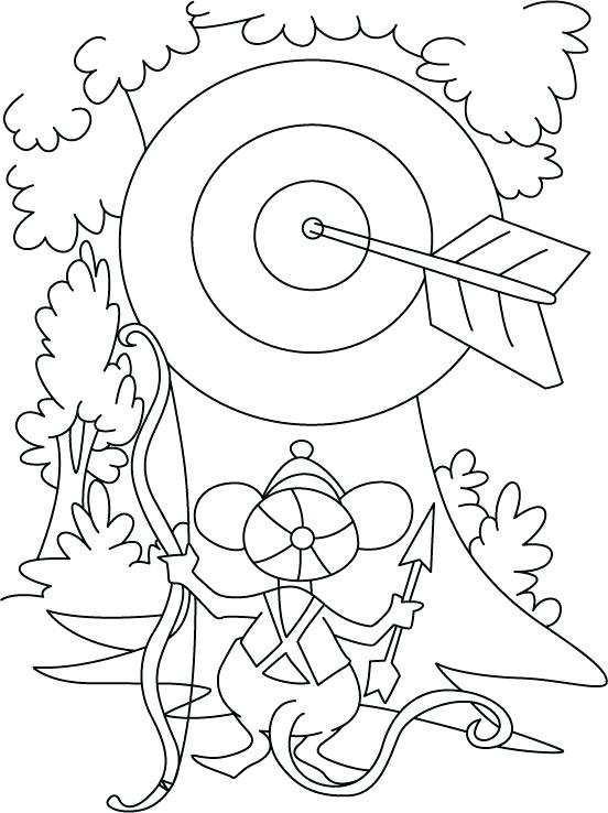 552x738 Coloring Pages Bow And Arrow Coloring Pages Home Improvement Bow