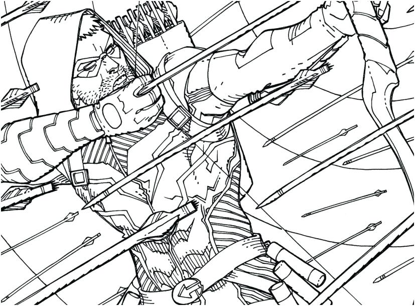 827x609 Green Arrow Coloring Pages Green Arrow Coloring Pages Other