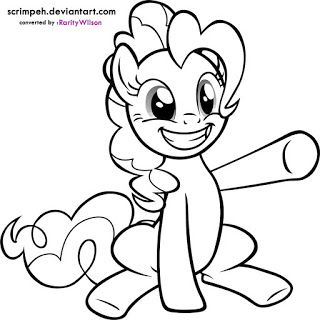 320x320 My Little Pony Pinkie Pie Coloring Pages Art Class