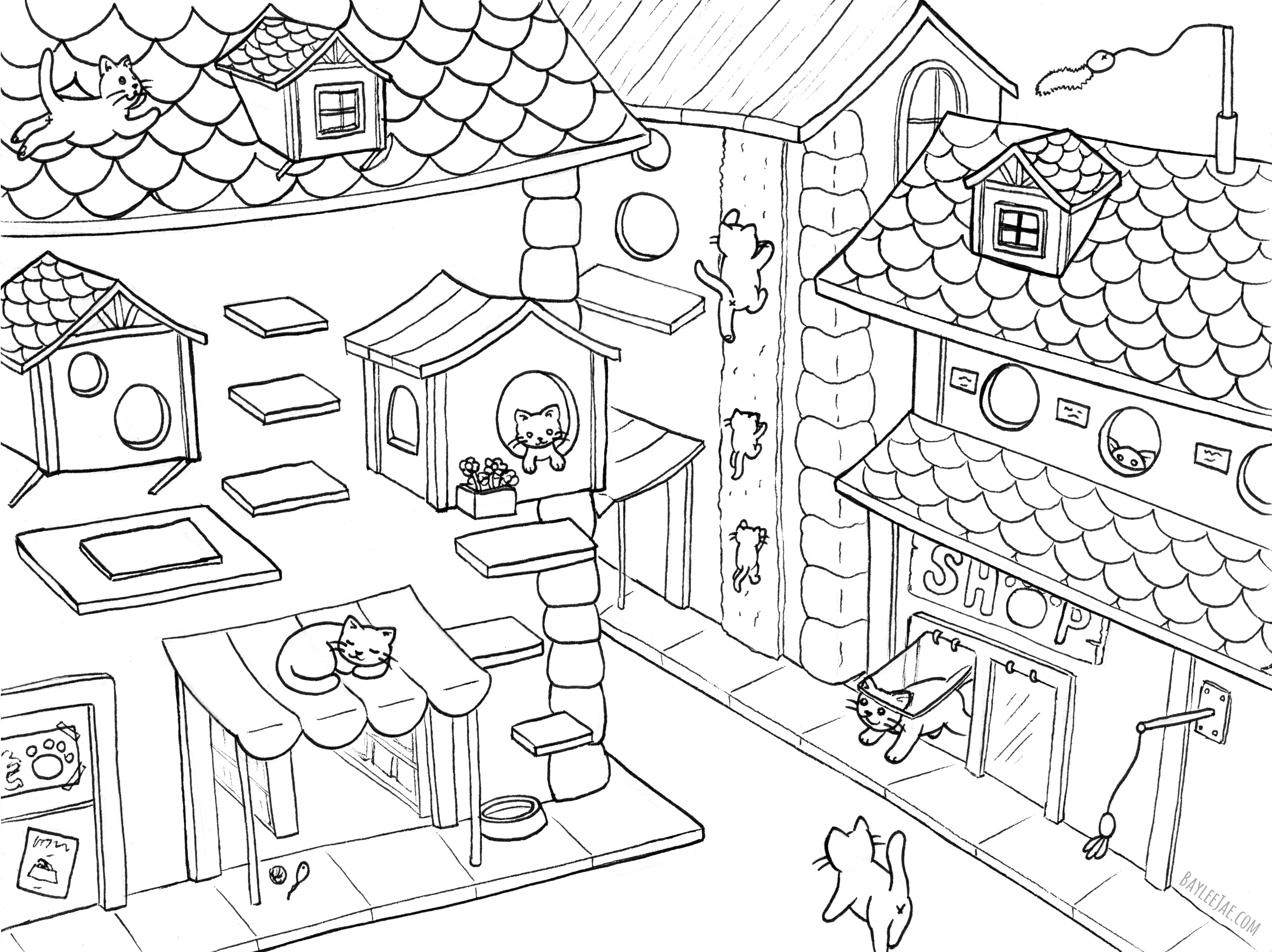 4776x3575 Happy Baylee Jae Coloring Pages Rock On Music For Adults