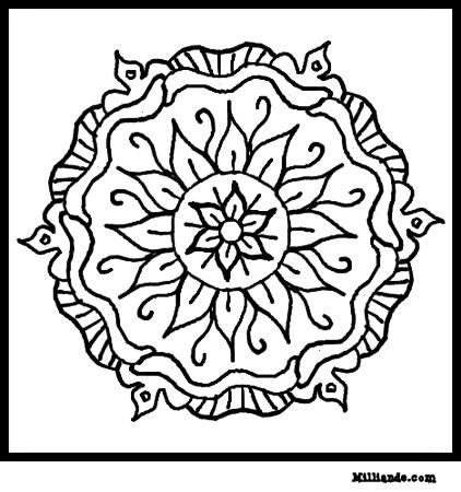 422x450 Art Coloring Art Color Pages Islamic Ornament Mosaic Coloring