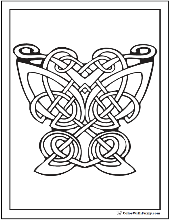 590x762 Celtic Coloring Pages Irish, Scottish, Gaelic