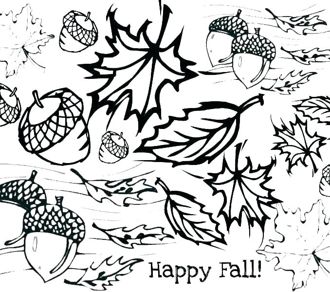 678x600 Falling Leaves Coloring Pages Leaves Coloring Pages Printable