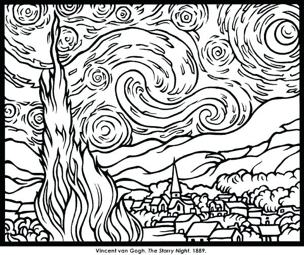 600x503 Abstract Art Coloring Pages