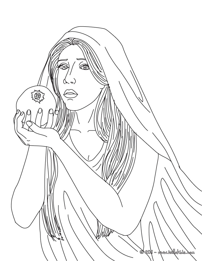 821x1061 Greek Goddesses Coloring Pages