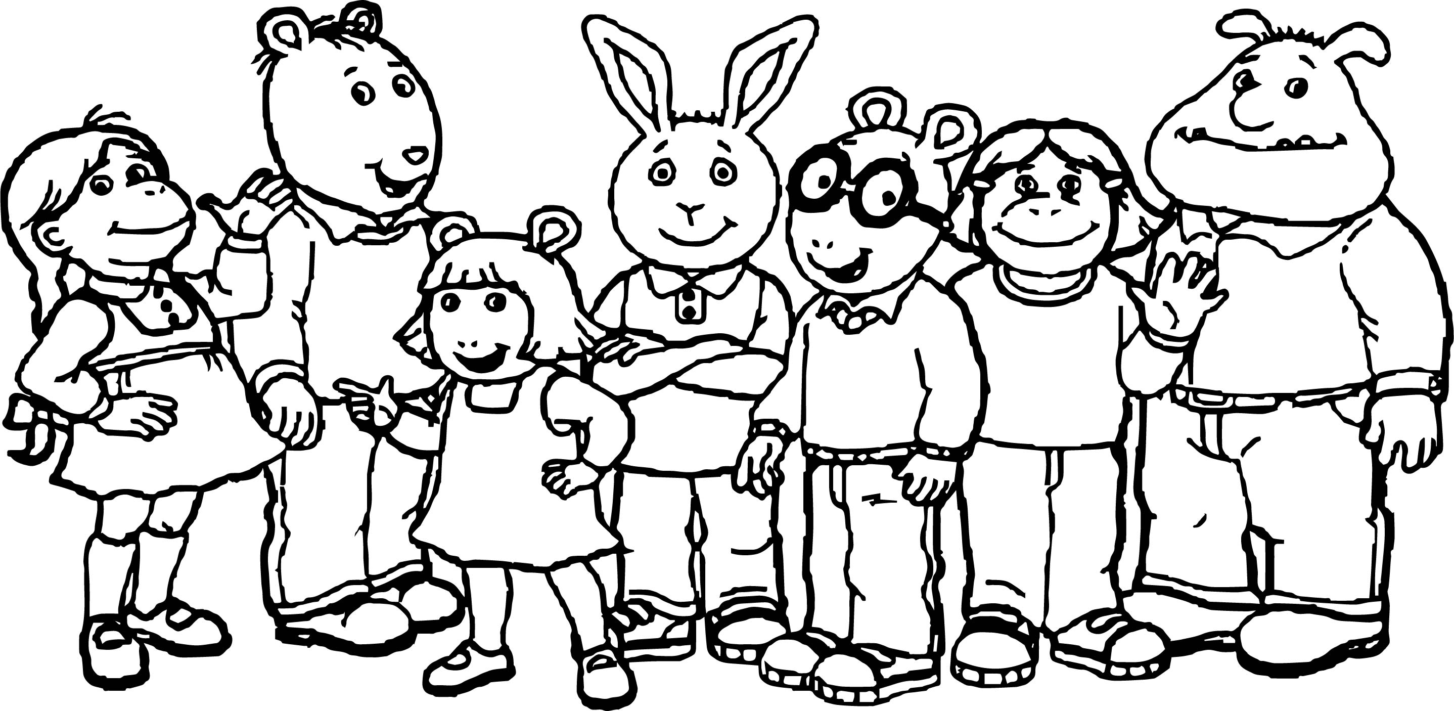 2876x1406 Arthur Coloring Pages