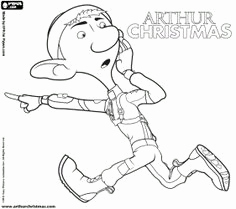 236x209 Kids N Fun Arthur Christmas Coloring Pages