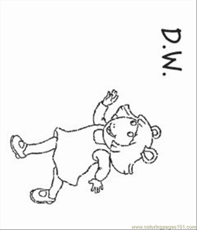 650x758 Arthur Coloring Pages Med Coloring Page