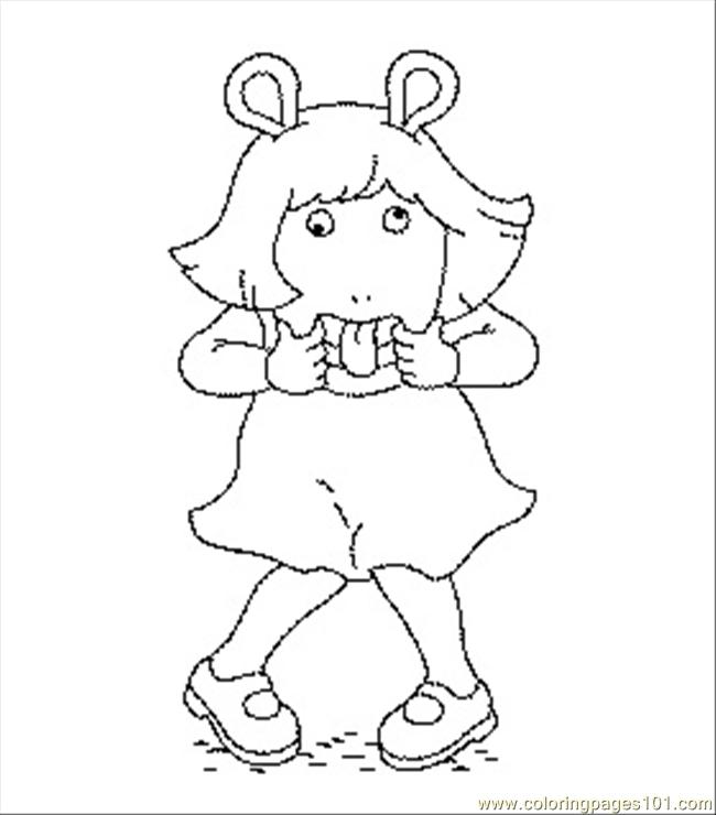 650x740 Arthur Coloring Pages