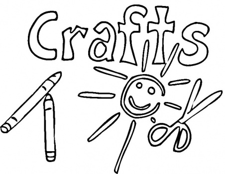 452x350 Arts And Crafts Coloring Pages