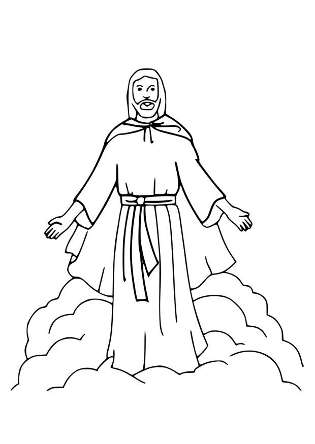 620x875 Coloring Page Ascension Day