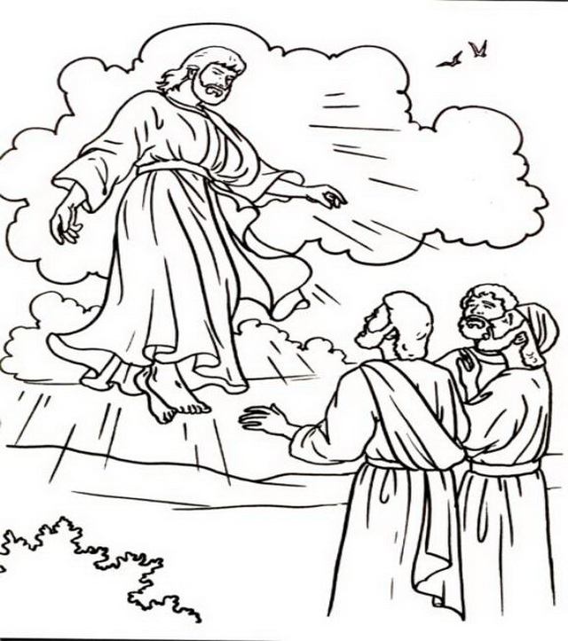 640x723 Jesus Christ Coloring Pages