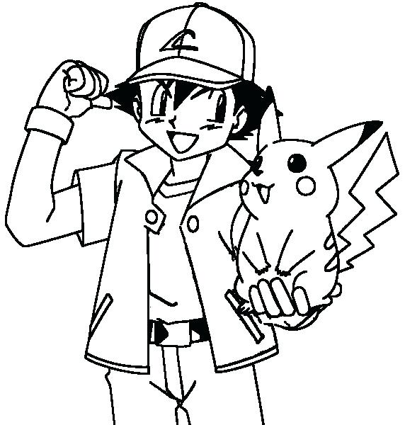 572x600 Pokemon Coloring Pages Pikachu Coloring Page Little Coloring Pages