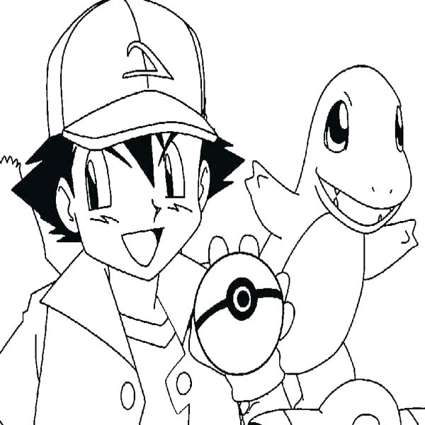 600x600 Ash Pokemon Coloring Page Coloring Pages And Ash Google Search