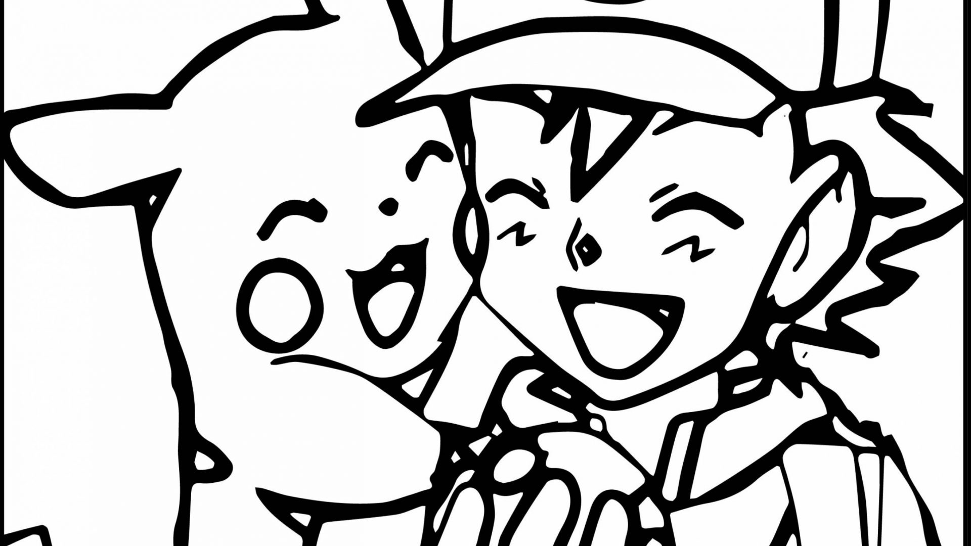 1920x1080 Nice Pokemon Coloring Pages Pikachu General Free Pdf High Quality