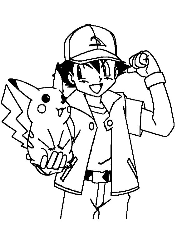 567x794 Brock Pokemon Coloring Pages