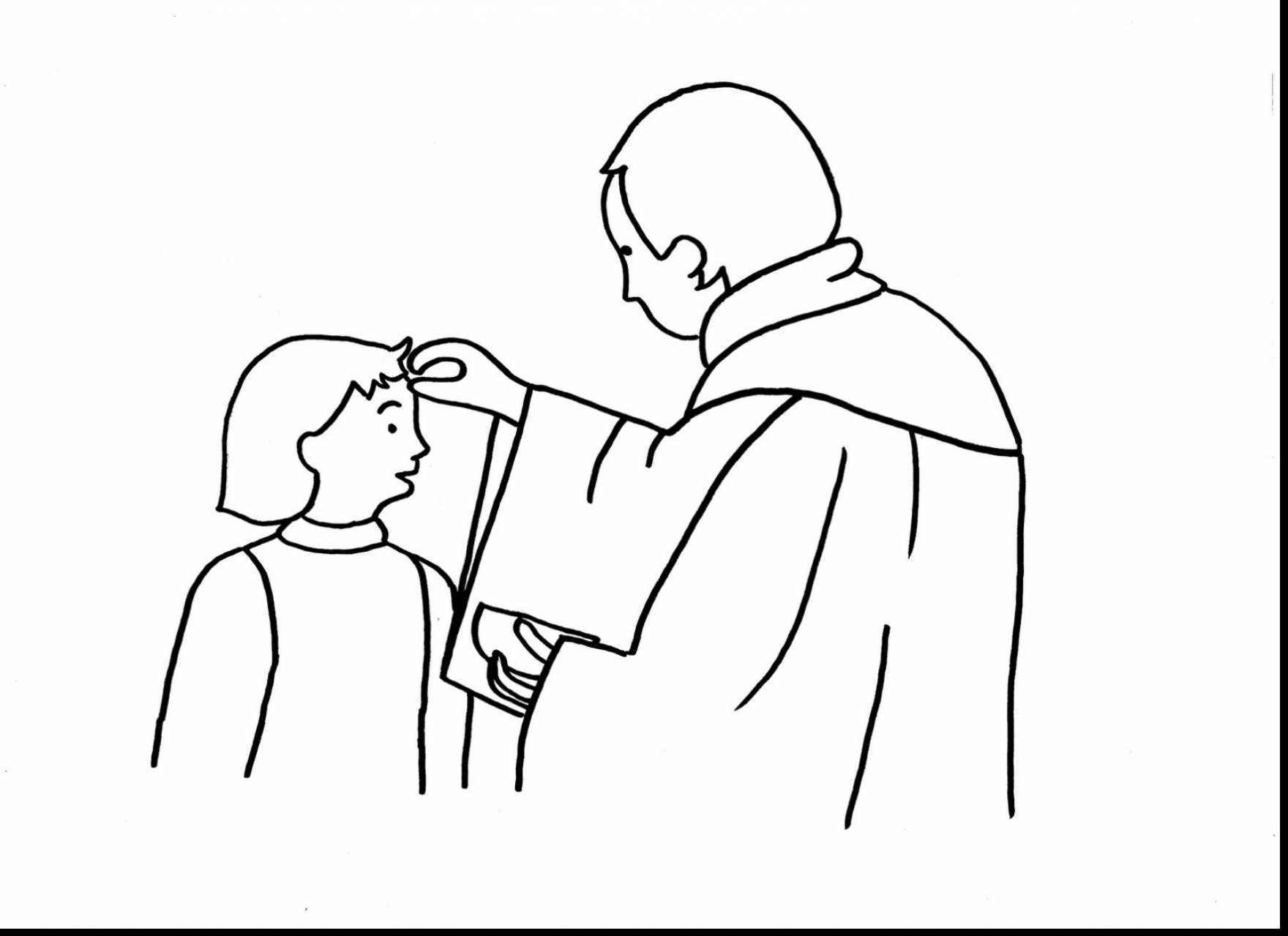 1760x1279 Extraordinary Ash Wednesday Coloring Page With Lent Pages Fancy Mosm