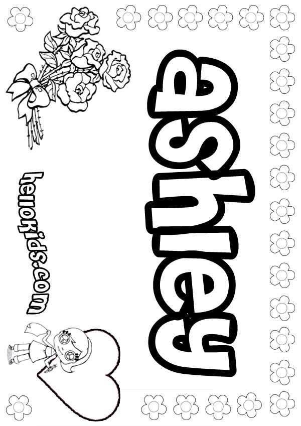 600x849 Ashley Coloring Pages