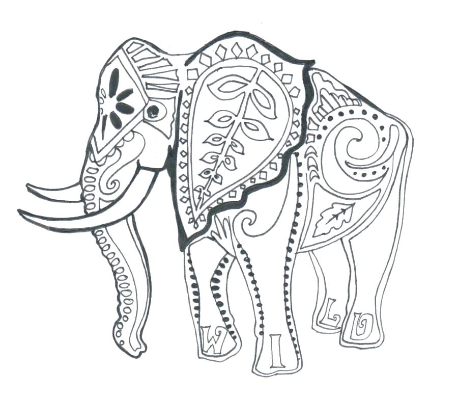 900x781 Elephant Printables