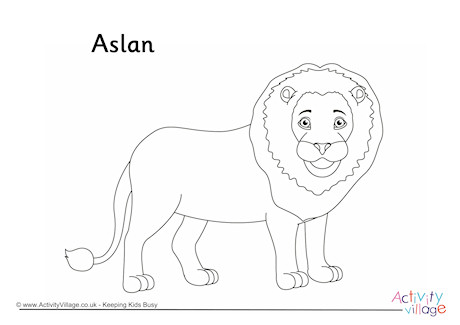 Aslan Coloring Pages