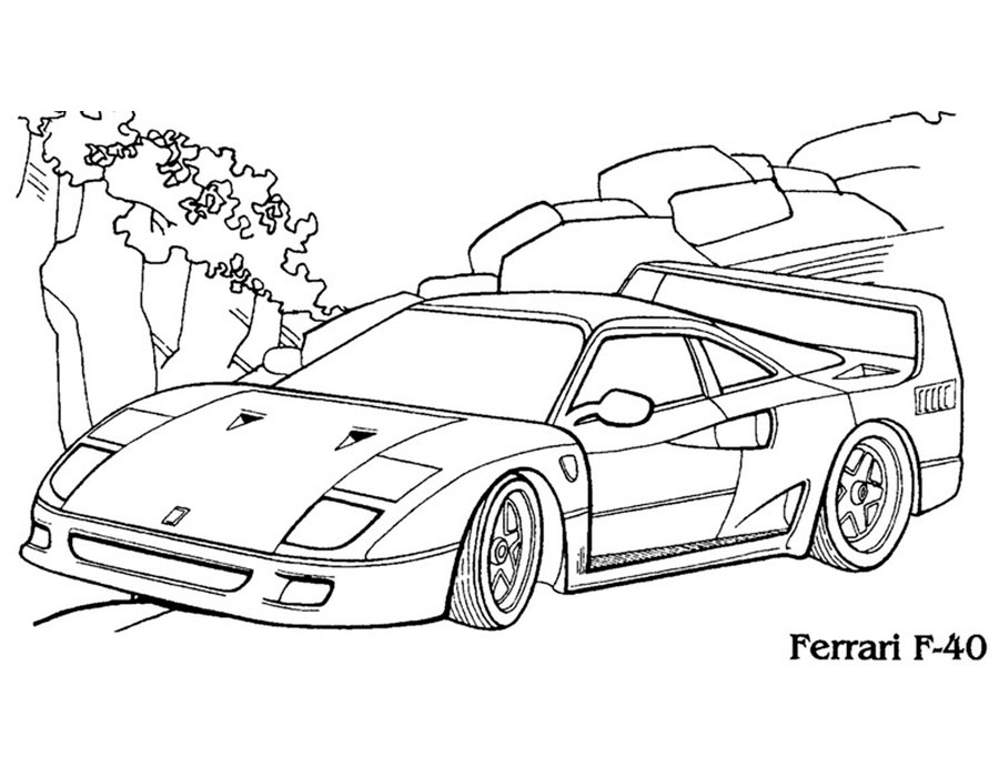 900x700 Cars Coloring Pages