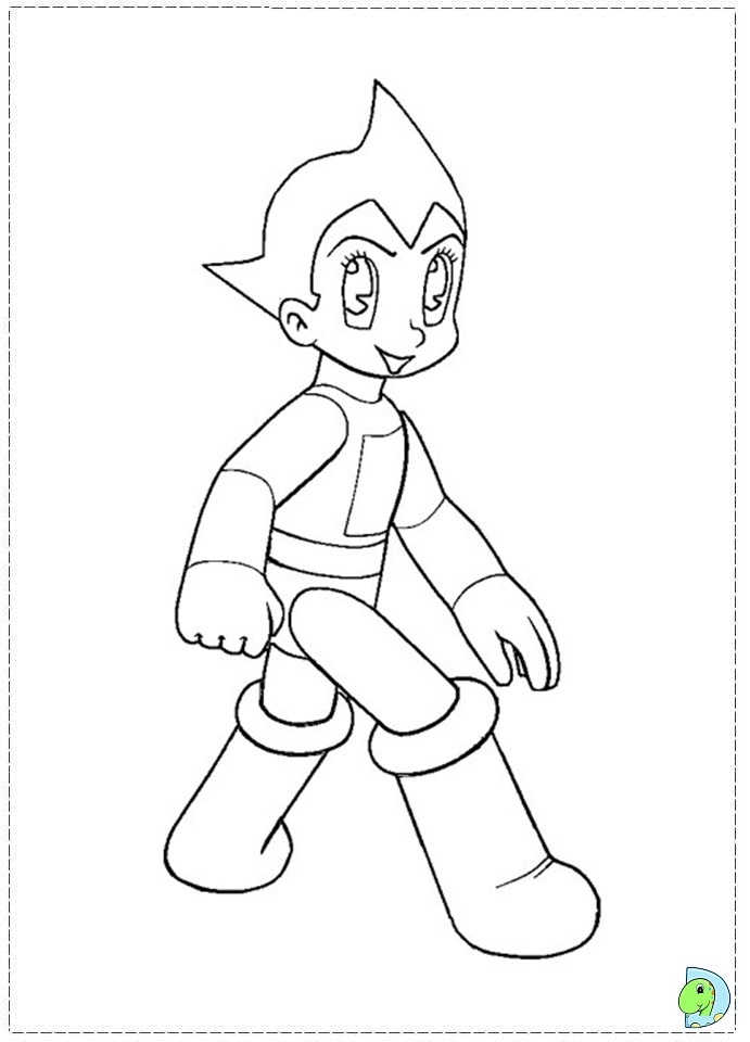 691x960 Astro Boy Coloring Page