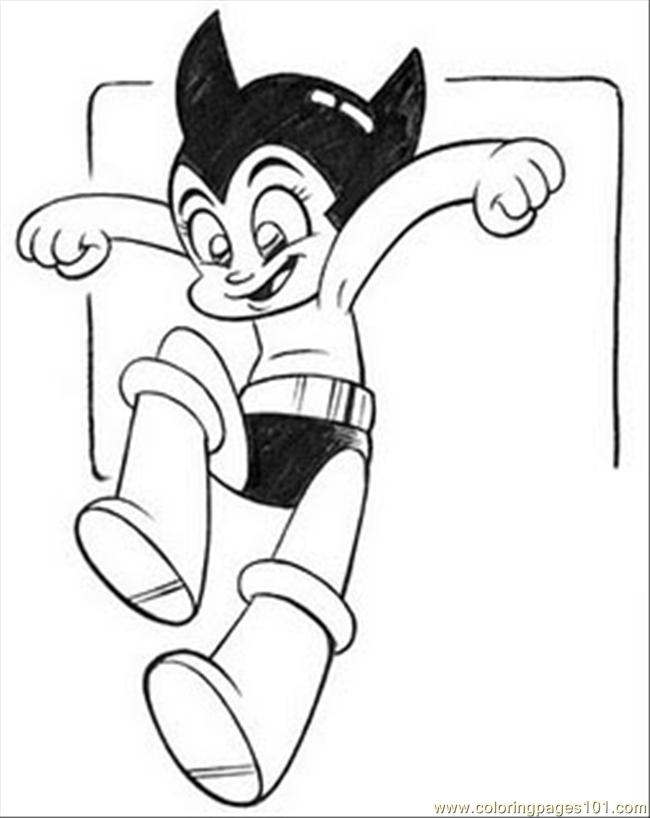 650x818 Astroboy Coloring Page
