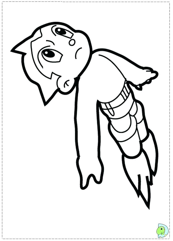 691x960 Astro Boy Coloring Pages