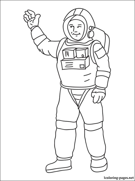 Astronaut Coloring Pages at GetDrawings | Free download