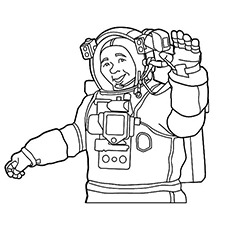 230x230 Top Free Printable Astronaut Coloring Pages Online