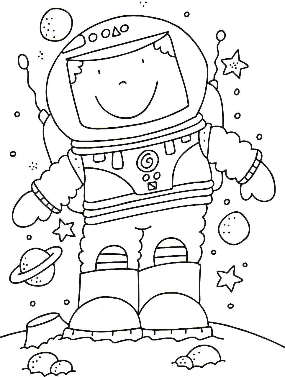 966x1279 Astronaut Coloring Pages