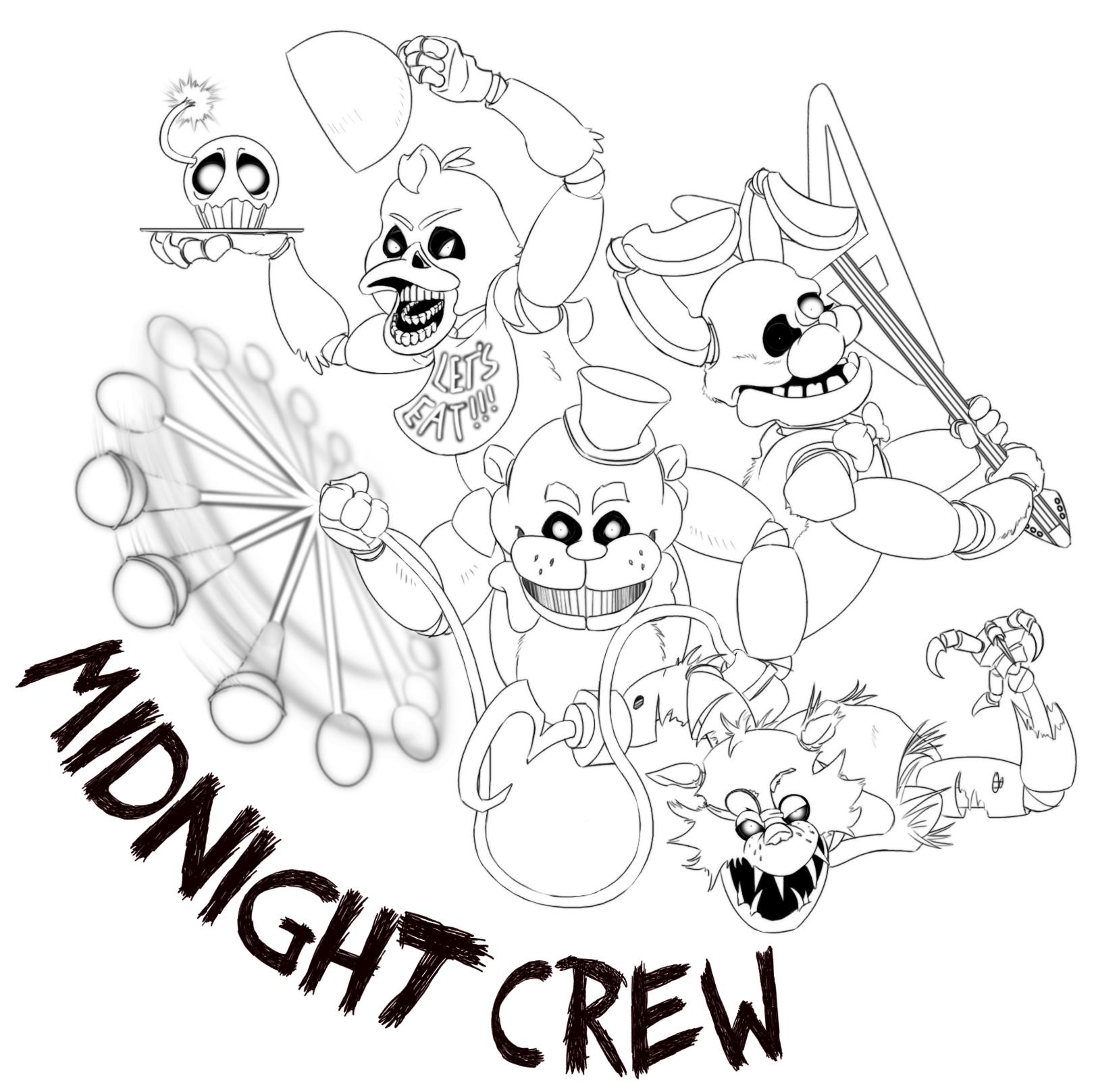 1620x1616 Fnaf Coloring Pages Collection Coloring For Kids