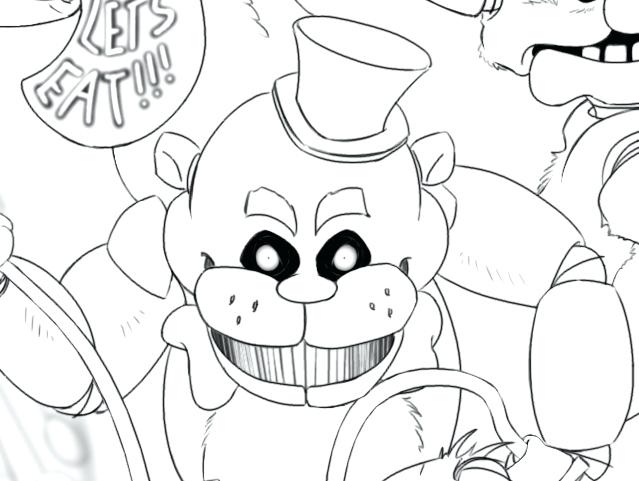 639x481 Coloring Pages For Five Nights At Freddys Free Printable Five