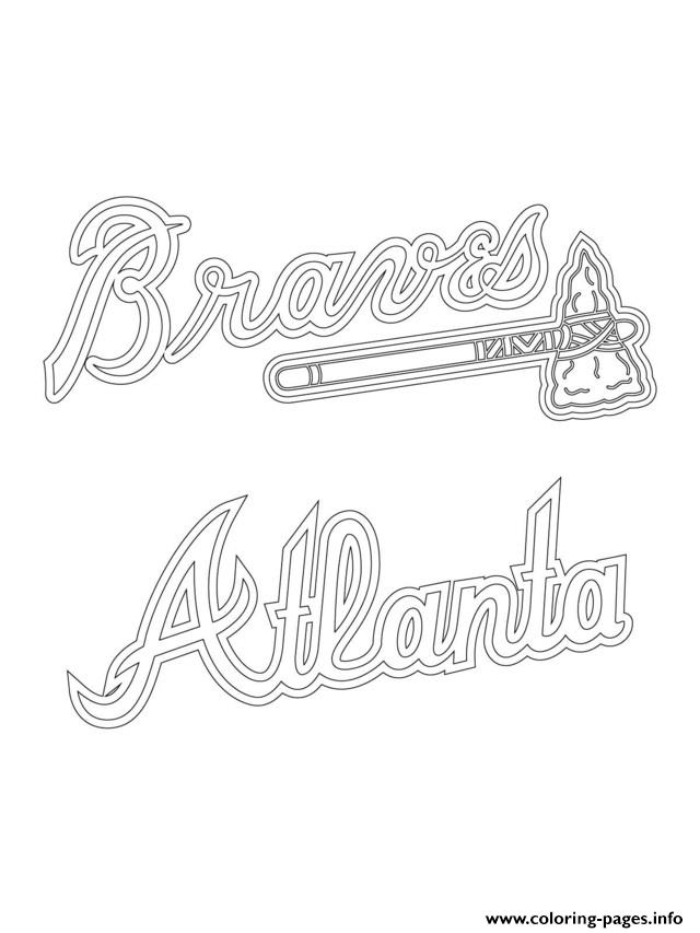 640x853 Atlanta Braves Logo Mlb Baseball Sport Coloring Pages Printable
