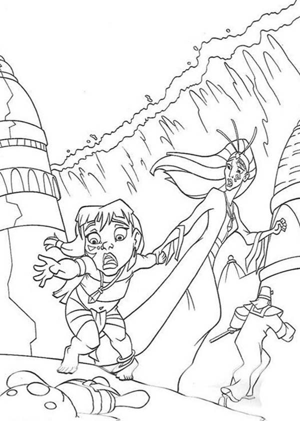 600x841 Milos Daughter Lost Her Teddy Bear In Atlantis Coloring Pages