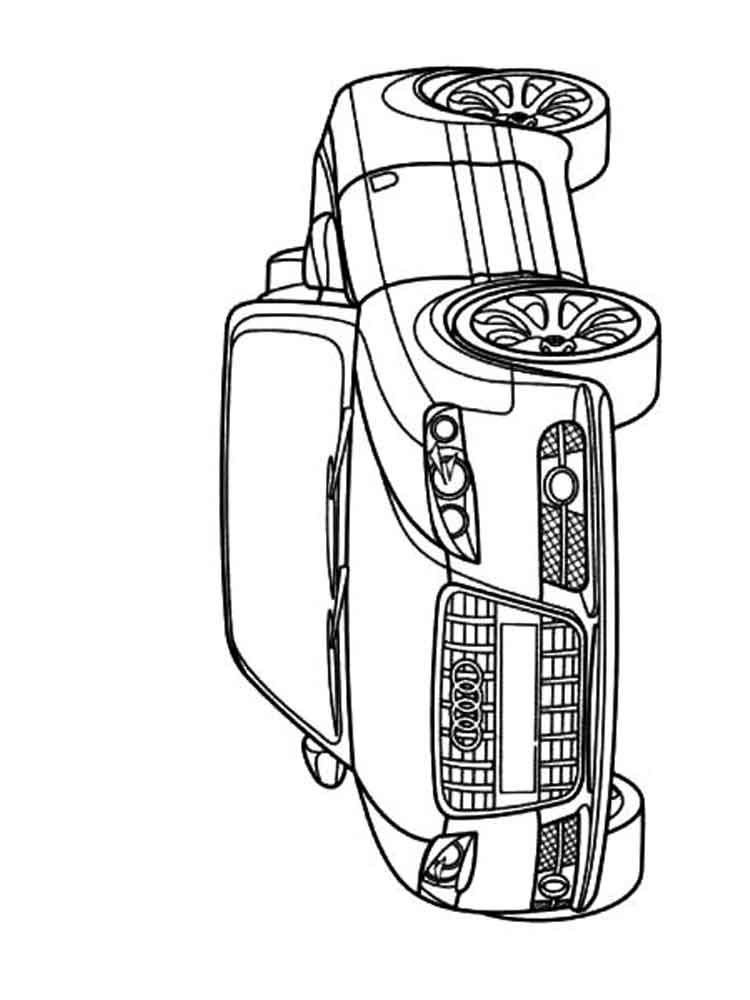 750x1000 Free Printable Audi Car Coloring Pages For Kids