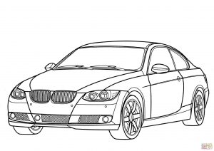 300x212 Audi Car Car Coloring Page