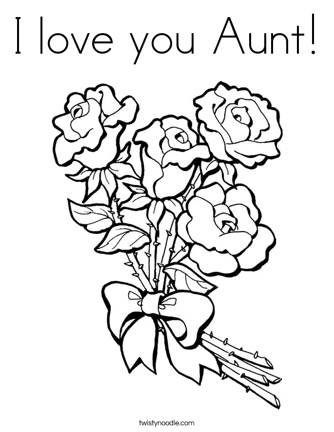685x886 Happy Birthday Aunt Coloring Pages