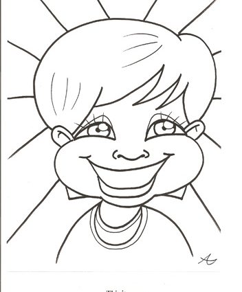 352x425 Coloring Pages For Aunts Coloring Pages Caricatures Alison Gelbman