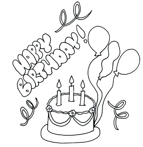 488x500 Happy Birthday Aunt Coloring Pages