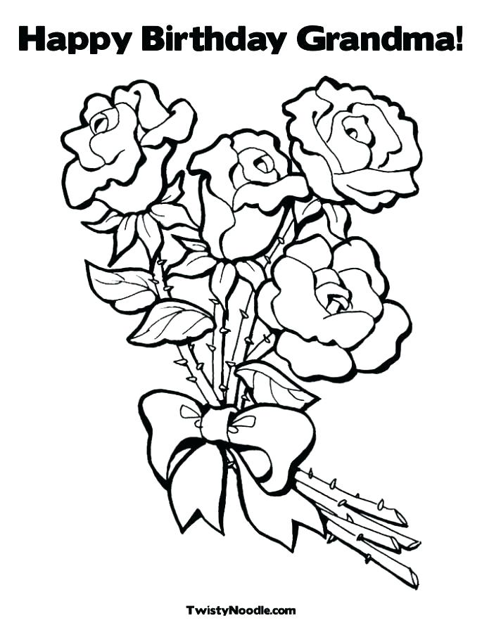 685x886 Birthday Color Page Birthday Color Pages Love To Receipt Present