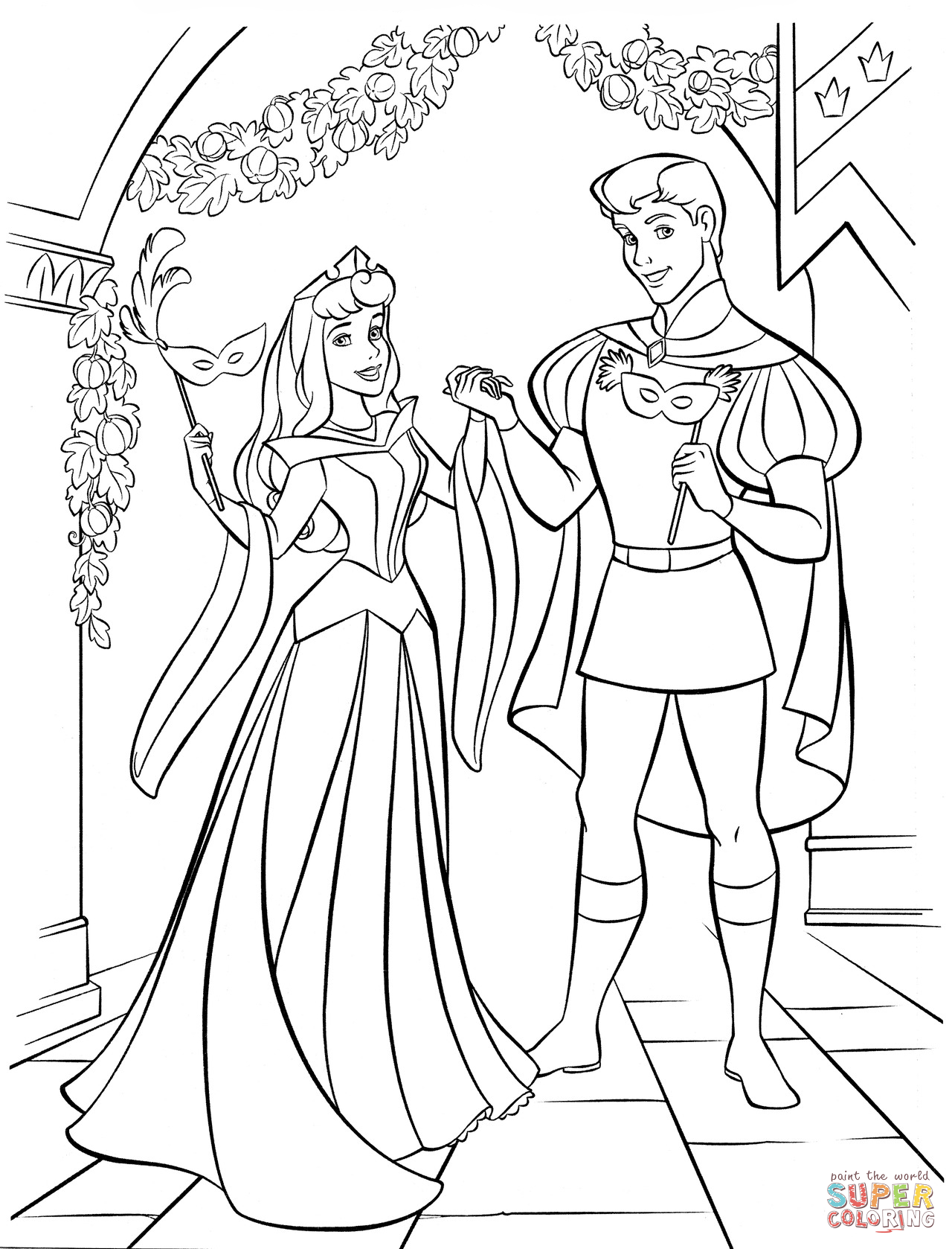 1280x1678 Princess Aurora Coloring Page Inspirations Throughout