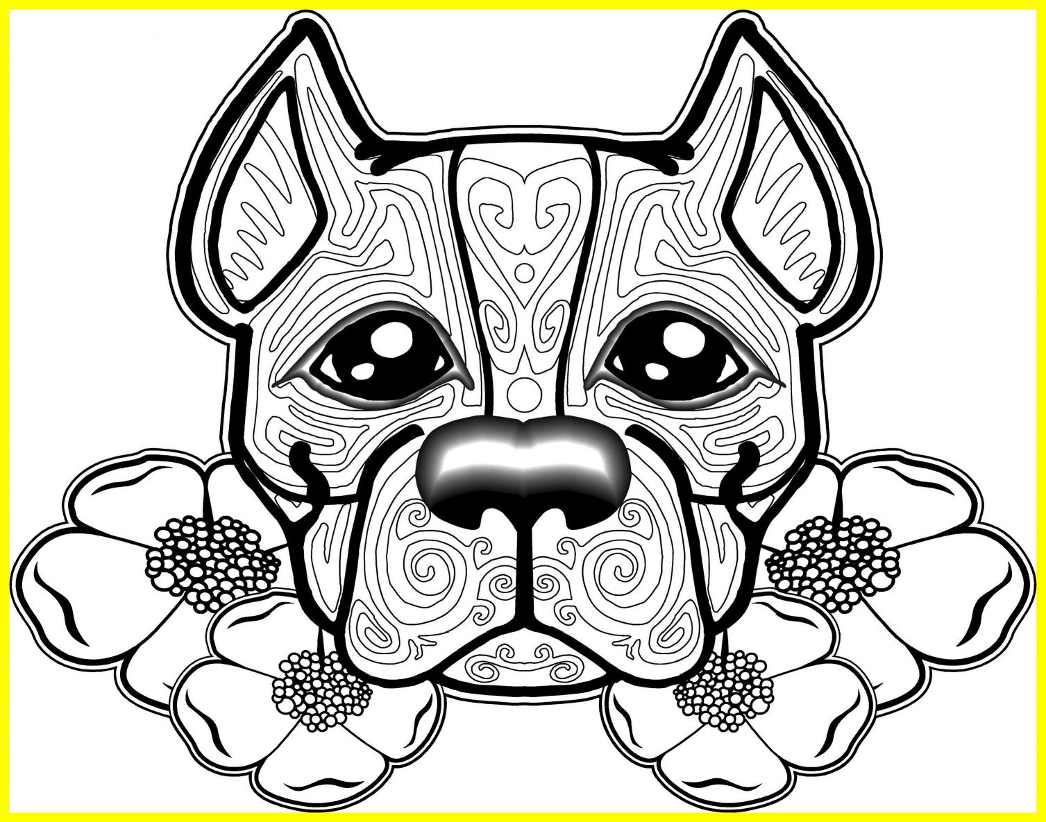1507x1185 Shocking Australian Cattle Dog Coloring Page Printable For Puppy